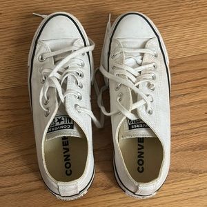 White platform converse!